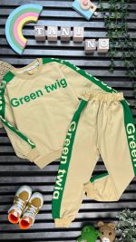 کد ۱۰۱۳ سایز ۶۰/۶۵ طرح green tiwg ست پسرانه - Image 2