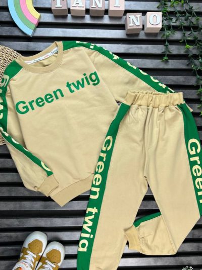 کد 1013 سایز 50 تا 55 طرح green twig ست پسرانه