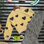 کد ۹۰۶ سایز ۴۵/۵۰/۵۵ طرح قلبی پلنگی