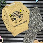 کد 911 طرح گربه پلنگی سایز 35 تا 40 دخترانه