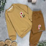 کد ۱۶۷ سایز ۳۵/۴۰ طرح گل نسکافه ایی