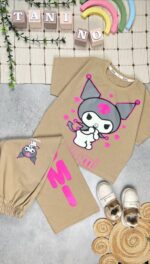 کد ۳۳۳۴ سایز ۵۵/۶۰ ست دخترانه طرح کورومی لنین