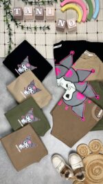 کد ۳۳۳۴ سایز ۵۵/۶۰ ست دخترانه طرح کورومی لنین - Image 2