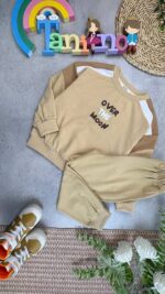 کد 0234 سایز 60 تا 65 ست پسرانه طرح over the moon پارچه پنبه دورس - Image 2