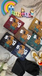 کد ۱۰۲۷ سایز ۵۰ ۵۵ ست پسرانه پارچه پنبه بیسکوییتی گرم بالا طرح smg - تصویر 2