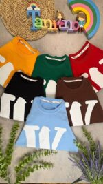 کد 1030 سایز 65 تا 70 ست پسرانه خفن و بمب طرح W پارچه دورس - Image 2