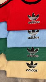 کد ۲۴۶۸ ❌️فری سایز❌️ تیشرت تک زنانه طرح adidas پارچه کش پنبه با کیفیت بینظیر () - Image 2
