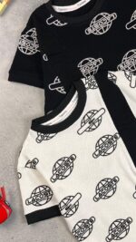 کد ۹۵۵ سایز ۳۵ تا ۴۰ تیشرت تک پسرانه طرح LACOSTE پارچه جودون چاپی با کیفیت عالی - Image 3