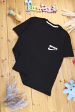 کد ۱۱۶۴ سایز M/L/XL/XXL تیشرت تک مردانه طرح JUST DOIT پارچه یکرو پنبه ماکان با کیفیت عالی